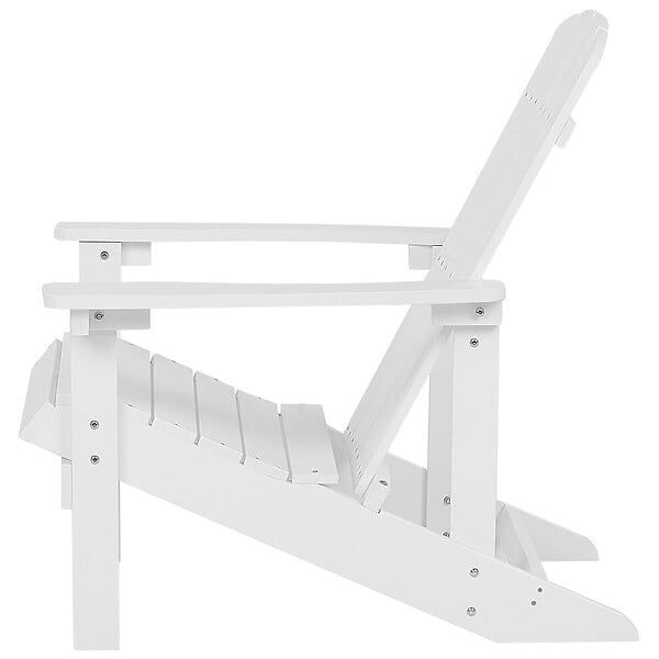 BELIANI - Chaise de jardin ADIRONDACK Blanc - large