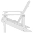 BELIANI - Chaise de jardin ADIRONDACK Blanc - vignette