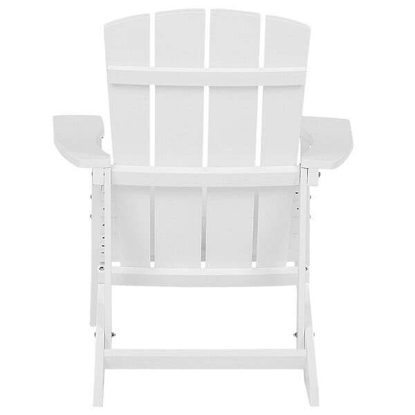 BELIANI - Chaise de jardin ADIRONDACK Blanc - large