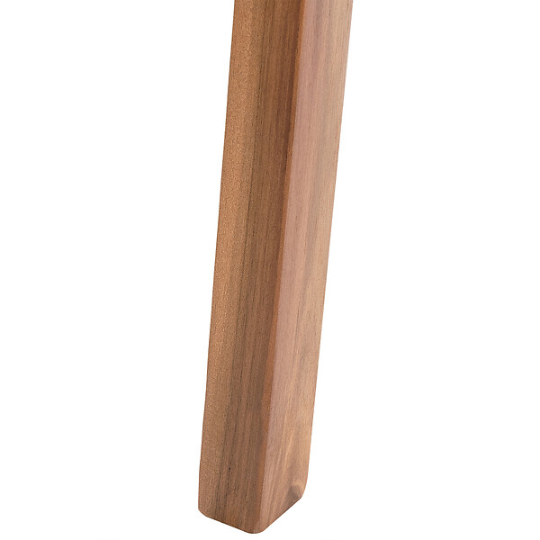 BELIANI - Lot de 4 chaises de jardin OMBRIANO Bois d\'acacia certifié Marron clair - large