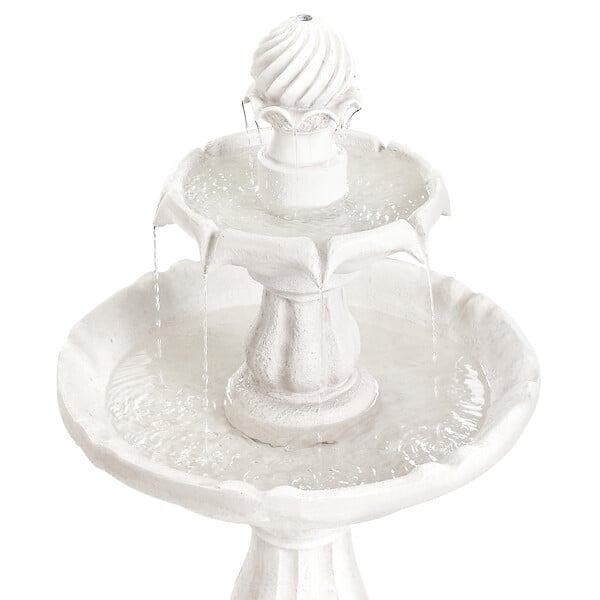 BELIANI - Fontaine de jardin beige clair LIMBARA - large