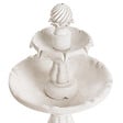 BELIANI - Fontaine de jardin beige clair LIMBARA - vignette