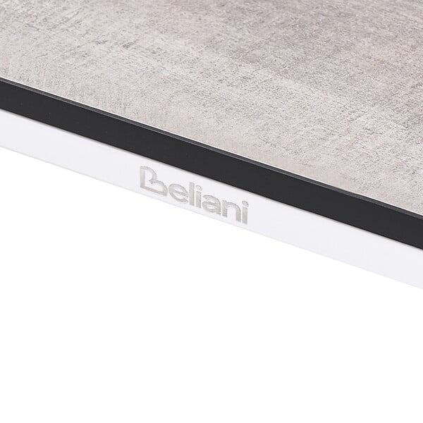 BELIANI - Table de salle à manger de jardin SOVARETO 180 cm 90 cm Imitation bois Gris clair - large