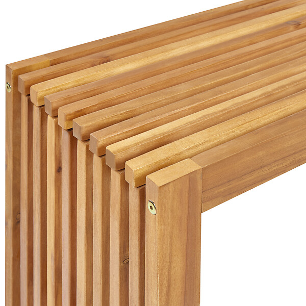 BELIANI - Table basse de jardin BELLANO 150 cm 35 cm Acacia Marron - large
