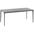BELIANI - Table de salle à manger de jardin SOVARETO 180 cm 90 cm Effet pierre Gris foncé - vignette