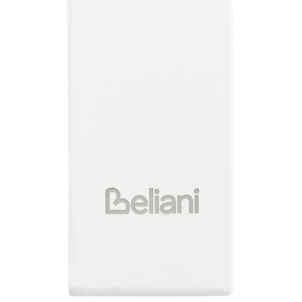 BELIANI - Table de salle à manger de jardin MALETTO 120 cm 120 cm Verre Blanc - large