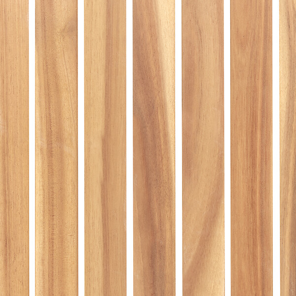 BELIANI - Table de salle à manger de jardin SASSARI II 180 cm 90 cm Bois d\'acacia certifié Marron clair - large