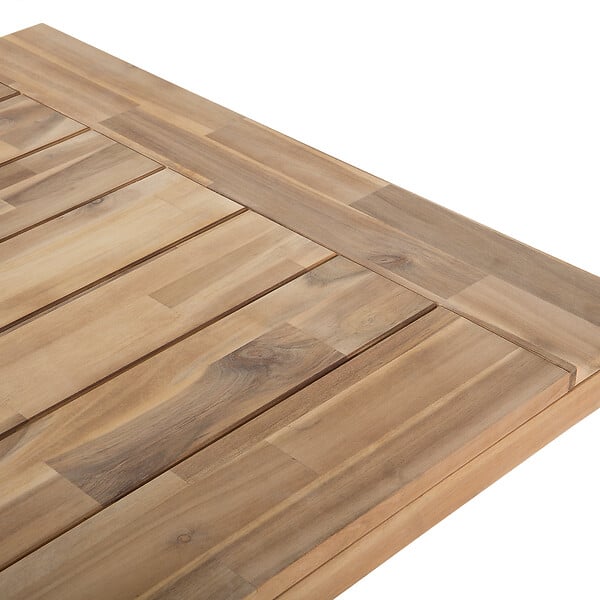 BELIANI - Table de salle à manger de jardin SCANIA 170 cm 80 cm Acacia Blanc - large
