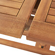 BELIANI - Table de salle à manger de jardin extensible JAVA 160/220 cm 90 cm Acacia Marron clair - vignette