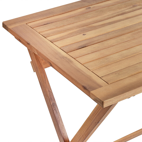BELIANI - Table de salle à manger de jardin PROSSEDI 120 cm 60 cm Acacia Marron - large