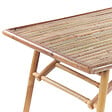 BELIANI - Table de salle à manger de jardin MOLISE 120 cm 69 cm Bambou Marron clair - vignette