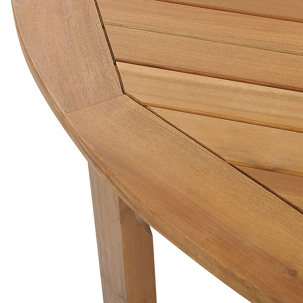 BELIANI - Table de salle à manger de jardin TOLVE 150 cm 150 cm Acacia Marron - large