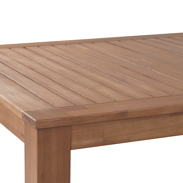 BELIANI - Table de salle à manger de jardin MONSANO 190 cm 105 cm Bois d\'eucalyptus Marron - large