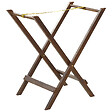 BELIANI - Table d\'appoint pour le jardin AMANTEA Acacia Marron foncé Pliant - vignette
