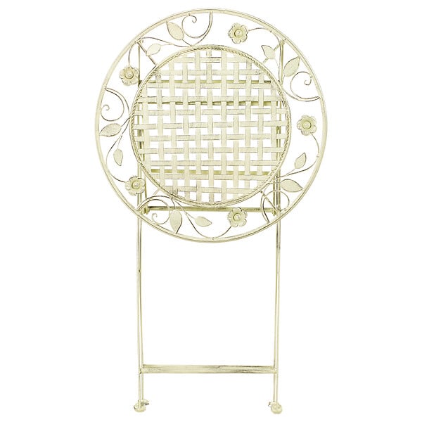 BELIANI - Table de bar de jardin BIVIO 60 cm 60 cm Métal Vert clair - large