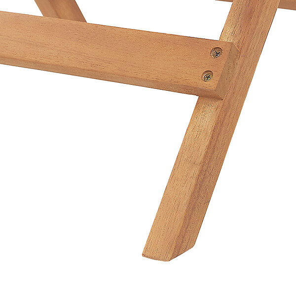 BELIANI - Table d\'appoint pour le jardin JAVA Acacia Marron clair Pliant - large