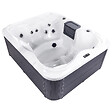 BELIANI - Spa d'extérieur avec LED ARCELIA Blanc - vignette