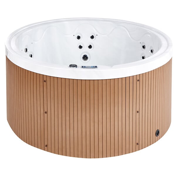 BELIANI - Spa d'extérieur avec LED MARFIL Marron - large