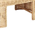 BELIANI - Table basse de jardin LIVADEIA 60 cm 96 cm Rotin Naturel - vignette