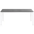 BELIANI - Table de salle à manger de jardin SOVARETO 180 cm 90 cm Effet pierre Gris foncé - vignette