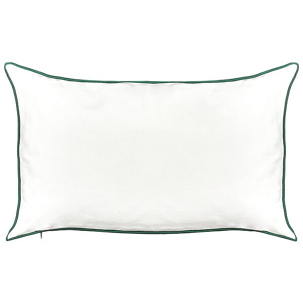 BELIANI - Lot de 2 coussins décoratifs JOYCANDY Coton 30 x 50 cm Blanc Motif de Noël - large