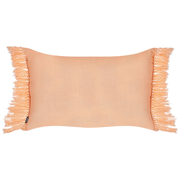 BELIANI - Lot de 2 coussins décoratifs TANSY Coton 40 x 60 cm Orange Unicolore - large