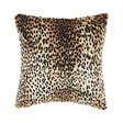 BELIANI - Lot de 2 coussins décoratifs FOXTAIL 45 x 45 cm Fourrure synthétique Marron Motif animal - vignette