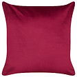 BELIANI - Lot de 2 coussins décoratifs GOLDSPRUCE Velours 45 x 45 cm Rouge Motif de Noël - vignette