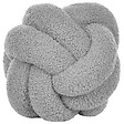 BELIANI - Lot de 2 coussins décoratifs MALNI Bouclé 19 x 19 cm Gris Unicolore - vignette