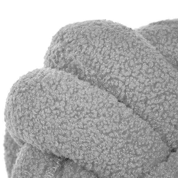 BELIANI - Lot de 2 coussins décoratifs MALNI Bouclé 19 x 19 cm Gris Unicolore - large