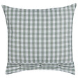 BELIANI - Lot de 2 coussins décoratifs TALYA 45 x 45 cm Vert menthe À carreaux - vignette