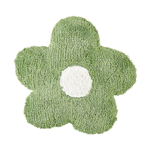 BELIANI - Lot de 2 coussins décoratifs SORREL Coton 30 x 30 cm Vert Fleur - large