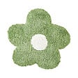 BELIANI - Lot de 2 coussins décoratifs SORREL Coton 30 x 30 cm Vert Fleur - vignette