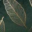 BELIANI - Lot de 2 coussins décoratifs FREESIA Velours 45 x 45 cm Vert foncé Motif de plante - vignette