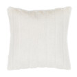 BELIANI - Lot de 2 coussins décoratifs PUMILA Fourrure synthétique 45 x 45 cm Blanc Unicolore - vignette