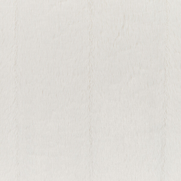 BELIANI - Lot de 2 coussins décoratifs PUMILA Fourrure synthétique 45 x 45 cm Blanc Unicolore - large
