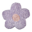 BELIANI - Lot de 2 coussins décoratifs SORREL Coton 30 x 30 cm Violet Fleur - vignette