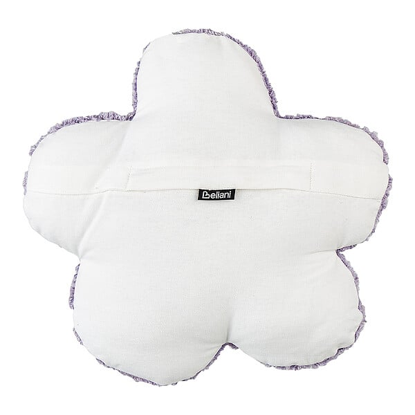 BELIANI - Lot de 2 coussins décoratifs SORREL Coton 30 x 30 cm Violet Fleur - large