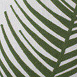 BELIANI - Lot de 2 coussins décoratifs AZAMI Coton 45 x 45 cm Vert foncé Motif de plante - vignette