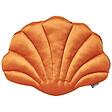 BELIANI - Lot de 2 coussins décoratifs CONSOLIDA Velours 47 x 35 cm Orange Unicolore - vignette