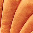 BELIANI - Lot de 2 coussins décoratifs CONSOLIDA Velours 47 x 35 cm Orange Unicolore - vignette