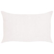 BELIANI - Lot de 2 coussins décoratifs MILLET 30 x 50 cm Velours côtelé Blanc cassé Motif géométrique - vignette