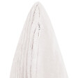 BELIANI - Lot de 2 coussins décoratifs MILLET 30 x 50 cm Velours côtelé Blanc cassé Motif géométrique - vignette