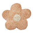 BELIANI - Lot de 2 coussins décoratifs SORREL Coton 30 x 30 cm Rose pêche Fleur - vignette