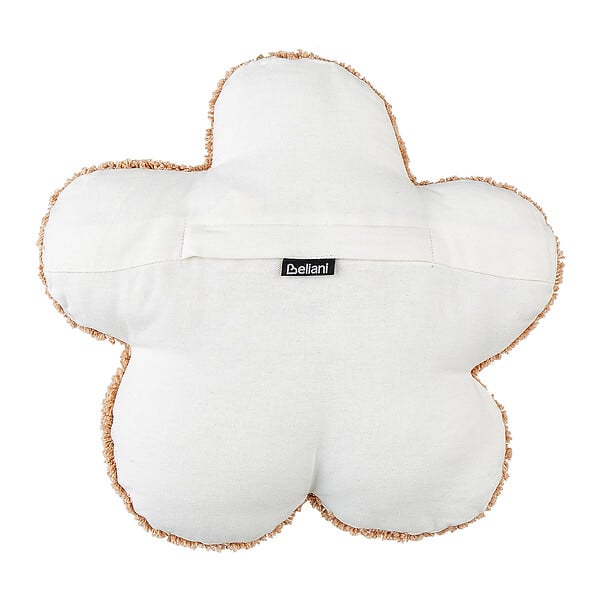 BELIANI - Lot de 2 coussins décoratifs SORREL Coton 30 x 30 cm Rose pêche Fleur - large