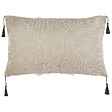 BELIANI - Lot de 2 coussins décoratifs PULMONARIA 30 x 50 cm Beige Motif géométrique - vignette