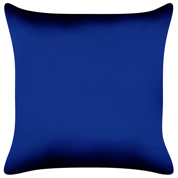 BELIANI - Lot de 2 coussins décoratifs MERINGUE Velours 45 x 45 cm Bleu foncé Motif de Noël - large