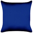 BELIANI - Lot de 2 coussins décoratifs MERINGUE Velours 45 x 45 cm Bleu foncé Motif de Noël - vignette