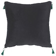 BELIANI - Lot de 2 coussins décoratifs KUHI Velours 45 x 45 cm Noir Motif animal - vignette
