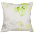 BELIANI - Lot de 2 coussins décoratifs PEPEROMIA Coton 45 x 45 cm Blanc Motif de plante - vignette